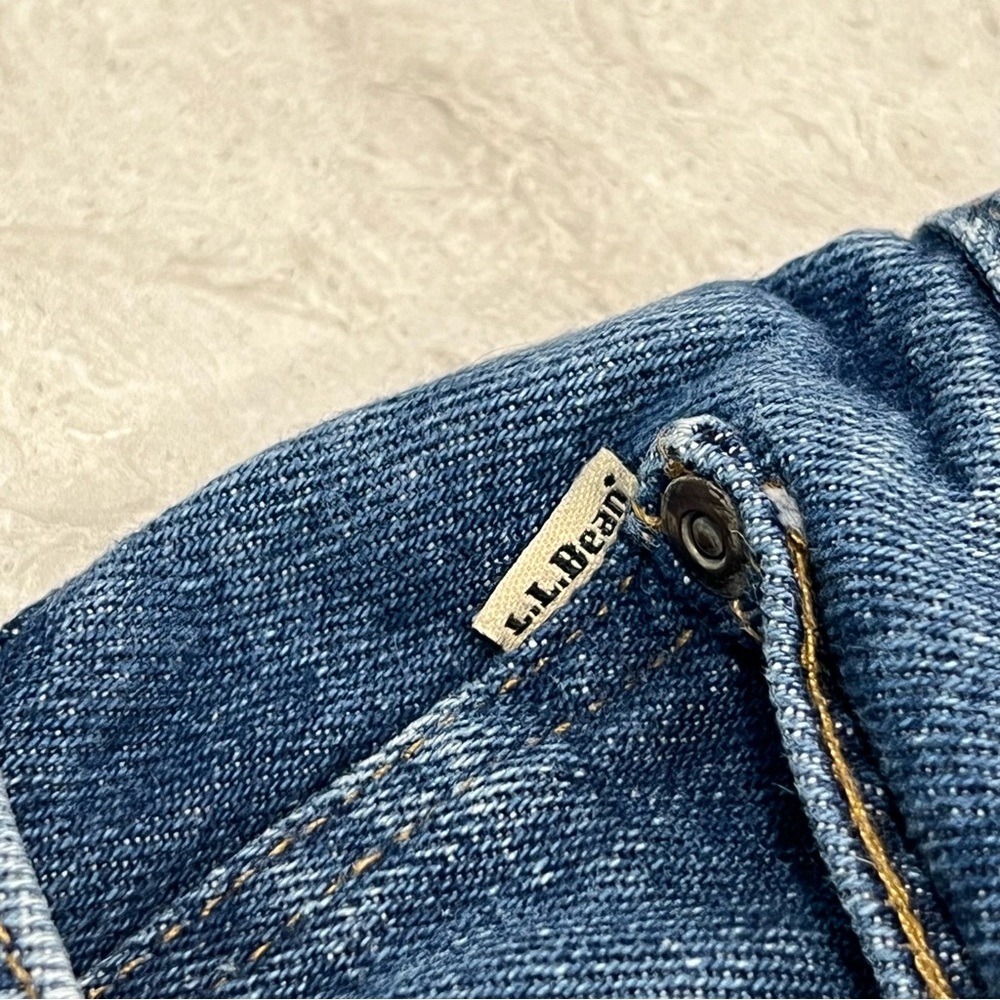 LL Bean Jeans 38x29 Blue Denim Natural Fit 100% Cotton RN 104731 - Picture 7 of 13